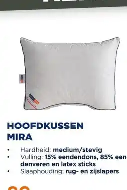 TotaalBED Hoofdkussen Mira | Dons & Latex aanbieding
