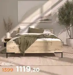 TotaalBED Bed Manchester | 140 x 200 cm | Hoekpoten aanbieding