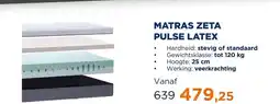 TotaalBED Matras Zeta Pulse-latex | 70 x 200 cm | Standaard aanbieding