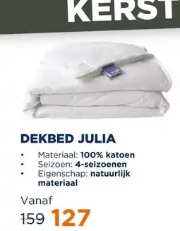 TotaalBED Dekbed Julia 100% katoen | 140 x 200 cm | 4-seizoenen aanbieding