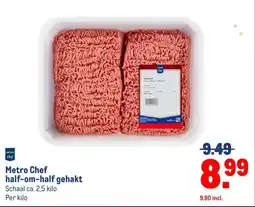 Makro Metro Chef half-om-half gehakt aanbieding