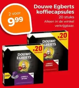 Trekpleister Douwe Egberts koffiecapsules aanbieding