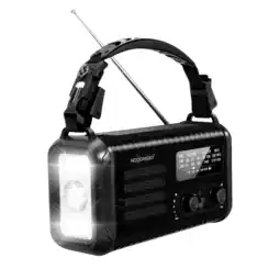 ANWB Noodradio Solar & Bluetooth 20.000 mAh Powerbank Zwart aanbieding