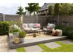 Kees Smit Intenso Stila/ROUGH-K stoel-bank loungeset 5-delig aanbieding