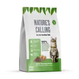 Zooplus Nature's Calling Kattenbakvulling - Dubbelpak: 2 x 4 kg aanbieding