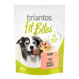 Zooplus 3x150g Senior FitBites Kalkoen, Aardappel & Cranberries Briantos Hondensnacks aanbieding
