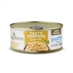 Zooplus Voordeelpakket: 24x156g Applaws Puppy Taste Toppers in bouillon kipfilet met groenten nat hondenvoer aanbieding