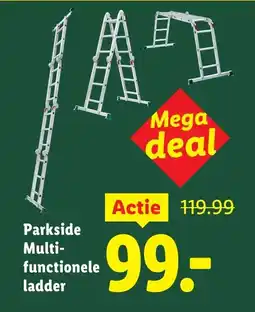Lidl Parkside Multi- functionele ladder aanbieding