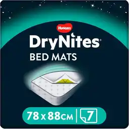 Etos Huggies DryNites Matrasbeschermers Extra Absorberend 7 stuks aanbieding