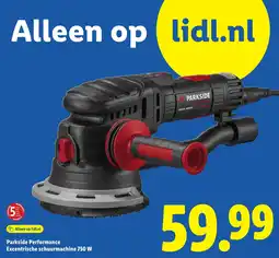 Lidl Parkside Performance Excentrische schuurmachine aanbieding