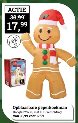 Tuincentrum Osdorp Opblaasbare peperkoekman aanbieding