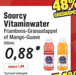 Budget Food Sourcy Vitaminwater aanbieding