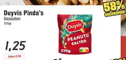 Budget Food Duyvis Pinda's Gezouten aanbieding