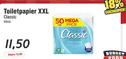 Budget Food Toiletpapier XXL Classic aanbieding