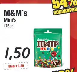 Budget Food M&M's Mini's aanbieding