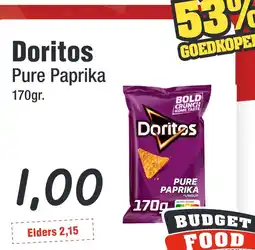 Budget Food Doritos Pure Paprika aanbieding