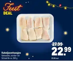 Makro Kabeljauwhaasjes aanbieding