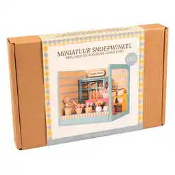 Kruidvat Miniatuur Snoepwinkel Bouwset aanbieding