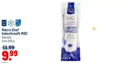 Makro Metro Chef kokerkreeft MSC aanbieding