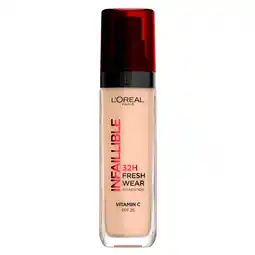 Kruidvat L'Oréal Paris Infaillible 132 32H Fresh Wear Foundation aanbieding