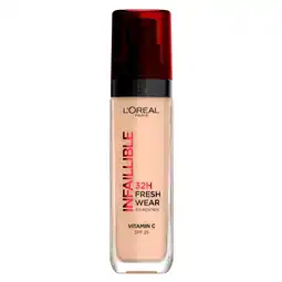 Kruidvat L'Oréal Paris Infaillible 132 32H Fresh Wear Foundation aanbieding