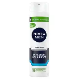 Trekpleister Nivea Men Sensitive Scheergel aanbieding