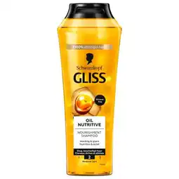 Trekpleister Gliss Oil Nutritive Shampoo aanbieding