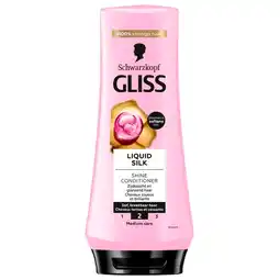 Trekpleister Gliss Liquid Silk Shine Conditioner aanbieding