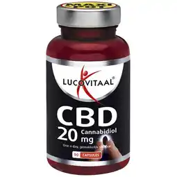 Trekpleister Lucovitaal CBD 20mg Cannabidiol Capsules aanbieding