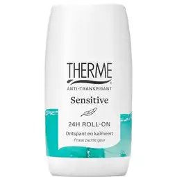 Trekpleister Therme Sensitive 24H Antitranspirant Roller aanbieding