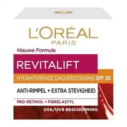 Trekpleister L’Oréal Paris Revitalift SPF30 Anti-Rimpel Dagcrème aanbieding