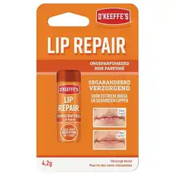 Trekpleister O'Keeffe's Lip Repair Ongeparfumeerde Lippenbalsem aanbieding