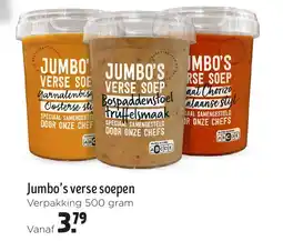 Jumbo Jumbo's verse soepen aanbieding