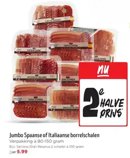 Jumbo Jumbo Spaanse of Italiaanse borrelschalen aanbieding