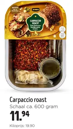 Jumbo Carpaccio roast aanbieding
