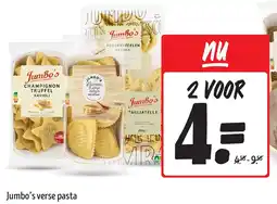 Jumbo Jumbo's verse pasta aanbieding