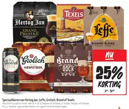 Jumbo Speciaalbieren van Hertog Jan, Leffe, Grolsch, Brand of Texels aanbieding