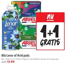 Jumbo Alle Lenor of Ariel pods aanbieding