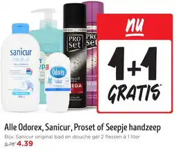 Jumbo Alle Odorex, Sanicur, Proset of Seepje handzeep aanbieding
