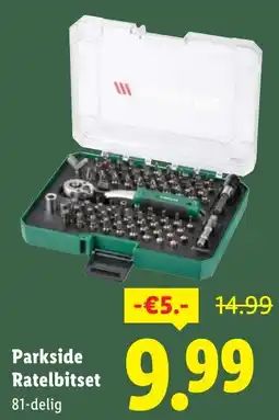 Lidl Parkside Ratelbitset aanbieding