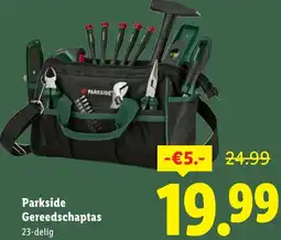Lidl Parkside Gereedschaptas aanbieding