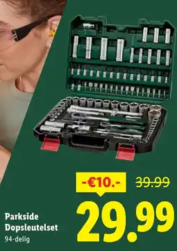 Lidl Parkside Dopsleutelset aanbieding