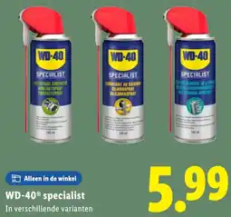Lidl WD-40 specialist aanbieding