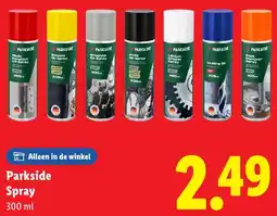 Lidl Parkside Spray aanbieding