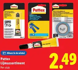 Lidl Pattex Lijmassortiment aanbieding