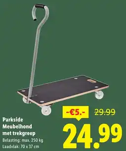 Lidl Parkside Meubelhond met trekgreep aanbieding