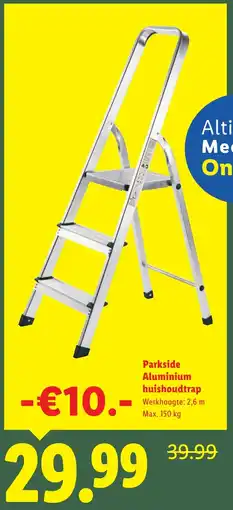 Lidl Parkside Aluminium huishoudtrap aanbieding