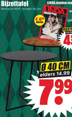 Dirk Bijzettafel aanbieding
