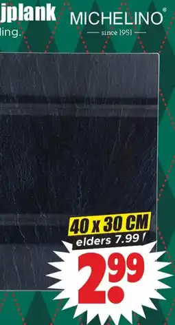 Dirk Michelino glazen snijplank aanbieding