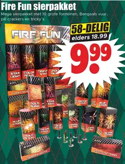 Dirk Fire Fun sierpakket aanbieding